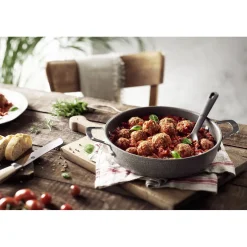 12.25 inch, Silicone, Cooking Spoon, Black Matte