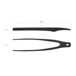 12.25 inch Tongs, Silicone