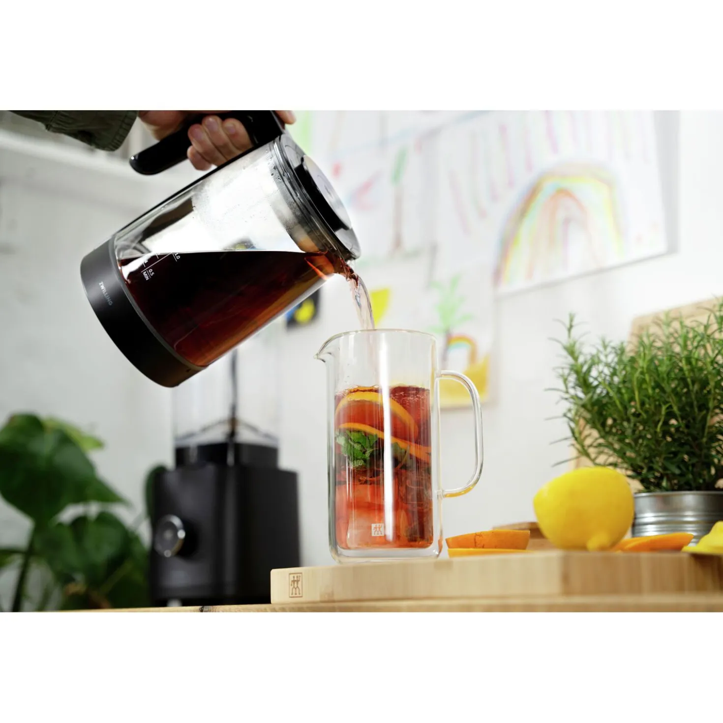 1.7 l, Glass Kettle - Black Matte