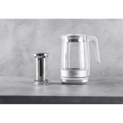 1.7 l, Glass Kettle - Silver