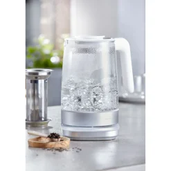 1.7 l, Glass Kettle - Silver
