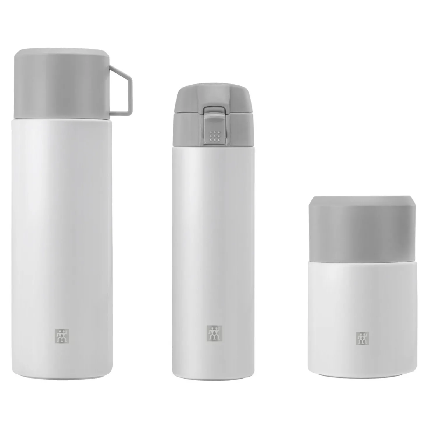 3 pc To Go Set Silver white