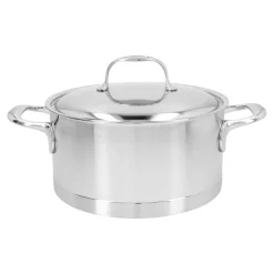 4.2 qt, 18/10 Stainless Steel, Dutch Oven With Lid