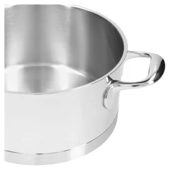 4.2 qt, 18/10 Stainless Steel, Dutch Oven With Lid