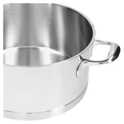 5.5 qt, 18/10 Stainless Steel, Dutch Oven With Lid