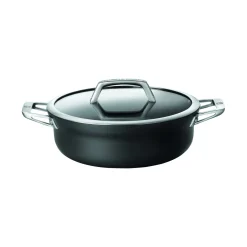4 qt, Aluminum, Non-stick, Hard Anodized Chef's Pan