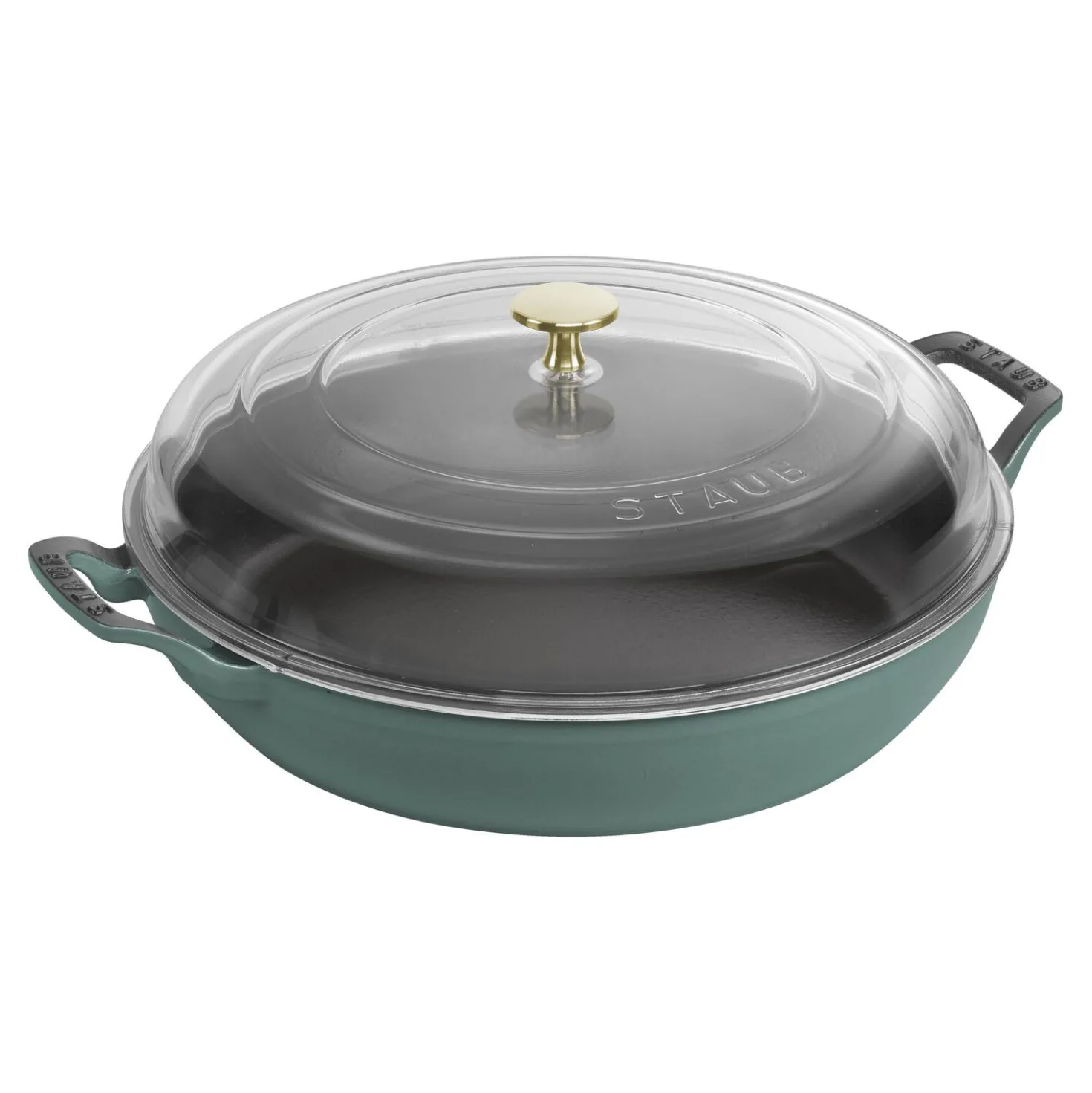 3.5 qt, Braiser With Glass Lid, Eucalyptus