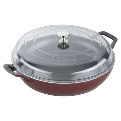 3.5 qt, Braiser With Glass Lid, Grenadine