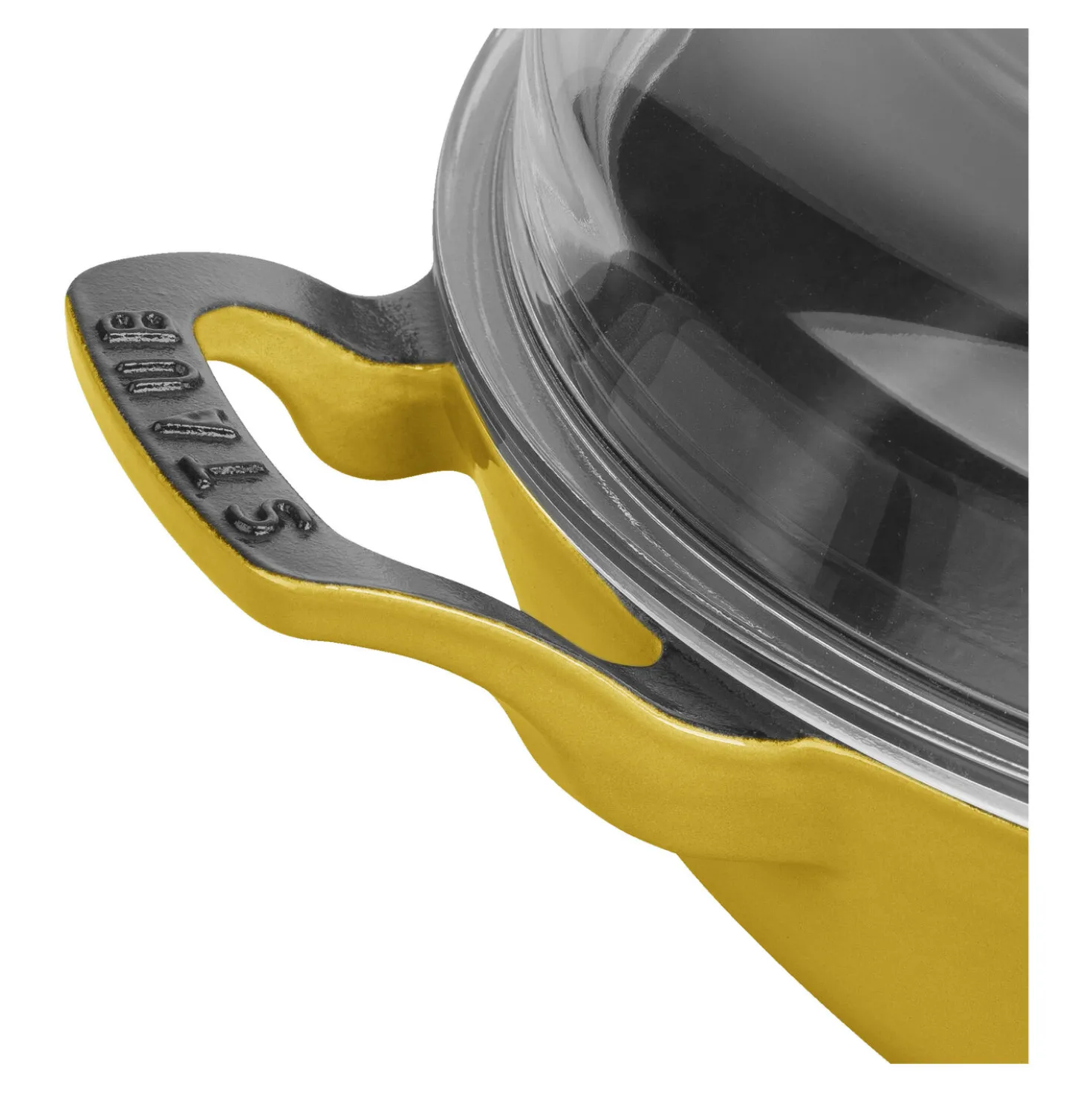 3.5 qt, Braiser With Glass Lid, Citron