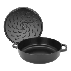 4 qt, Braiser With Lid, Black Matte