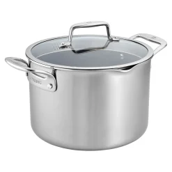 8 qt, Ceramic Coating, Non-stick, Stainless Steel Stock Pot