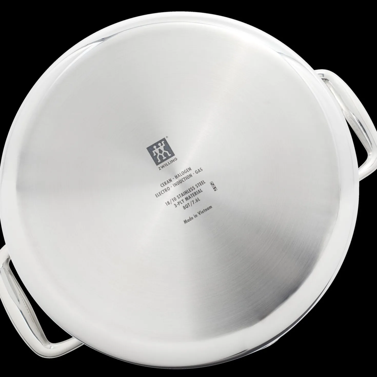 8 qt, Ceramic Coating, Non-stick, Stainless Steel Stock Pot