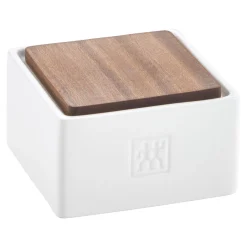 0.375 qt, Ceramic, Small Box With Lid