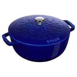 3.75 qt, Essential French Oven Lilly Lid, dark blue