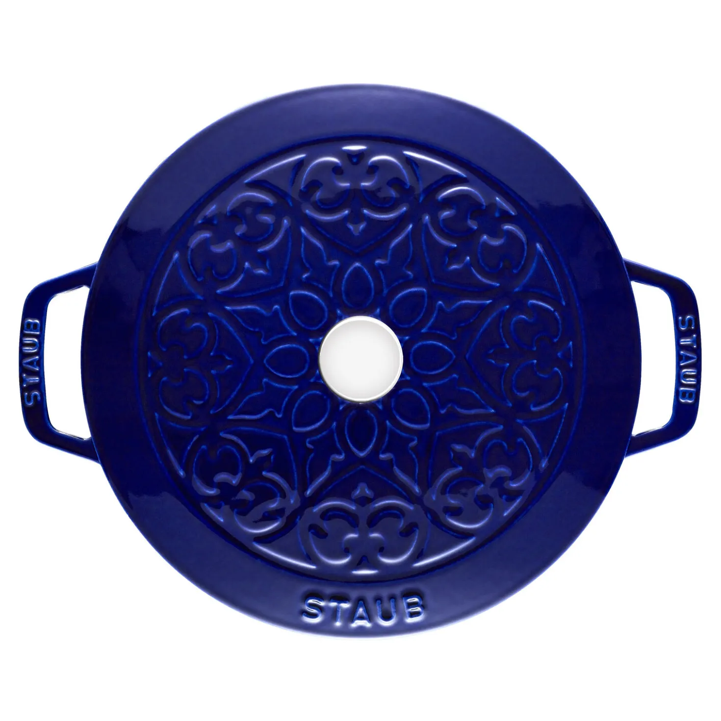 3.75 qt, Essential French Oven Lilly Lid, dark blue