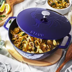 3.75 qt, Essential French Oven Rooster Lid, dark blue