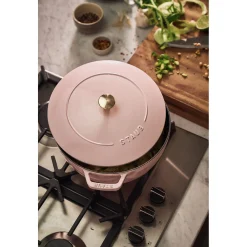 5.25 qt, Essential French Oven, Pink Peony - Factory Second