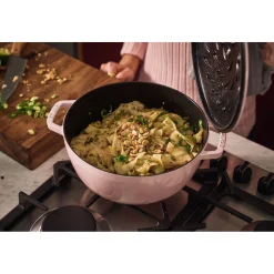 5.25 qt, Essential French Oven, Pink Peony - Factory Second
