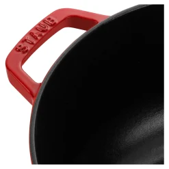 5.25 qt, Essential French Oven with Horse Lid, cherry