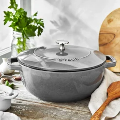 3.75 qt, Essential French Oven, graphite grey