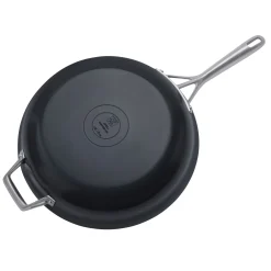 5 qt Hard Anodized Ceramic Nonstick Deep Fryer, Aluminum