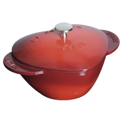 1.75 qt, Heart, Dutch Oven, Cherry