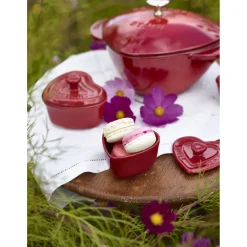 1.75 qt, Heart, Dutch Oven, Cherry