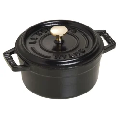 0.275 qt, Mini Round Dutch Oven, black matte