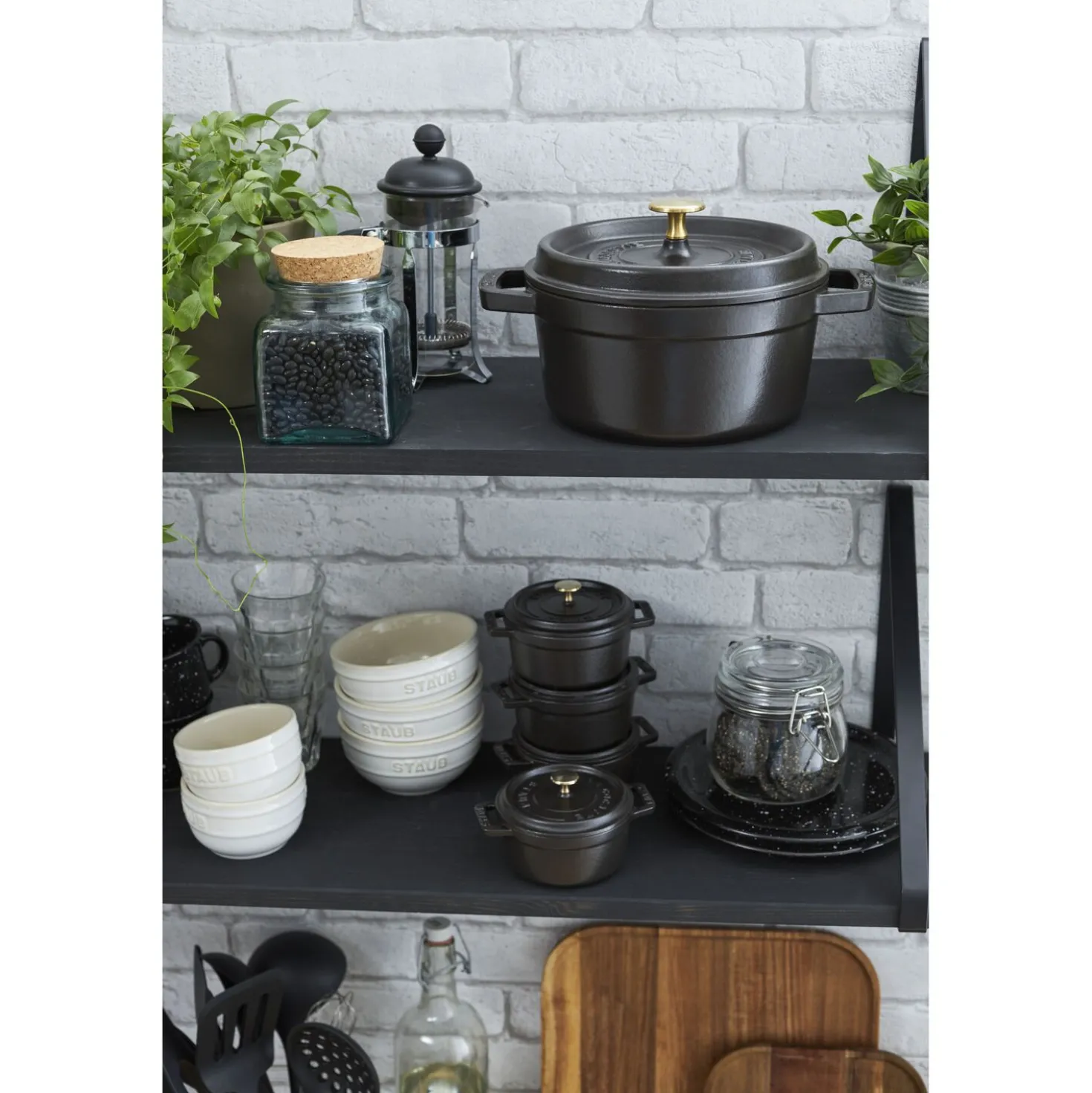 0.275 qt, Mini Round Dutch Oven, black matte