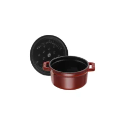 0.275 qt, Mini Round Dutch Oven, grenadine