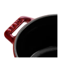 0.275 qt, Mini Round Dutch Oven, grenadine