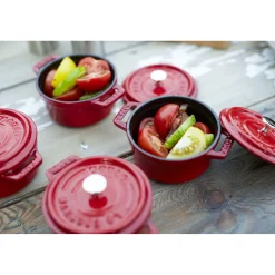 0.275 qt, Mini Round Dutch Oven, cherry