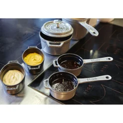 0.275 qt Mini Saucepan - Graphite Grey, Cast Iron