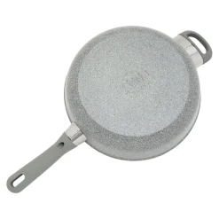 3.9 qt Nonstick Saut&eacute; Pan With Lid And Helper Handle, Aluminum