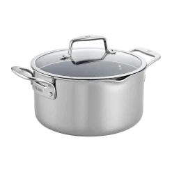 6 qt, Non-stick, Stainless Steel Ceramic Dutch Oven