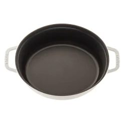 5.75 qt, Oval, Coq Au Vin Dutch Oven, Pure-white