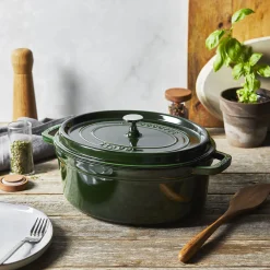 5.75 qt, Oval, Dutch Oven, Basil