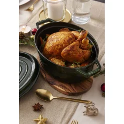 5.75 qt, Oval, Dutch Oven, Basil