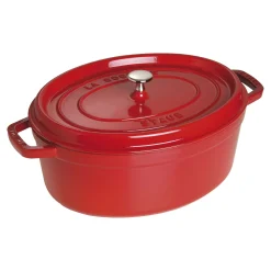 5.75 qt, Oval, Dutch Oven, Cherry - Factory Second