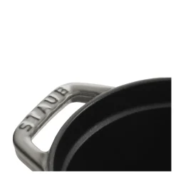 1.1 qt, Oval, Pig Dutch Oven, Graphite Grey