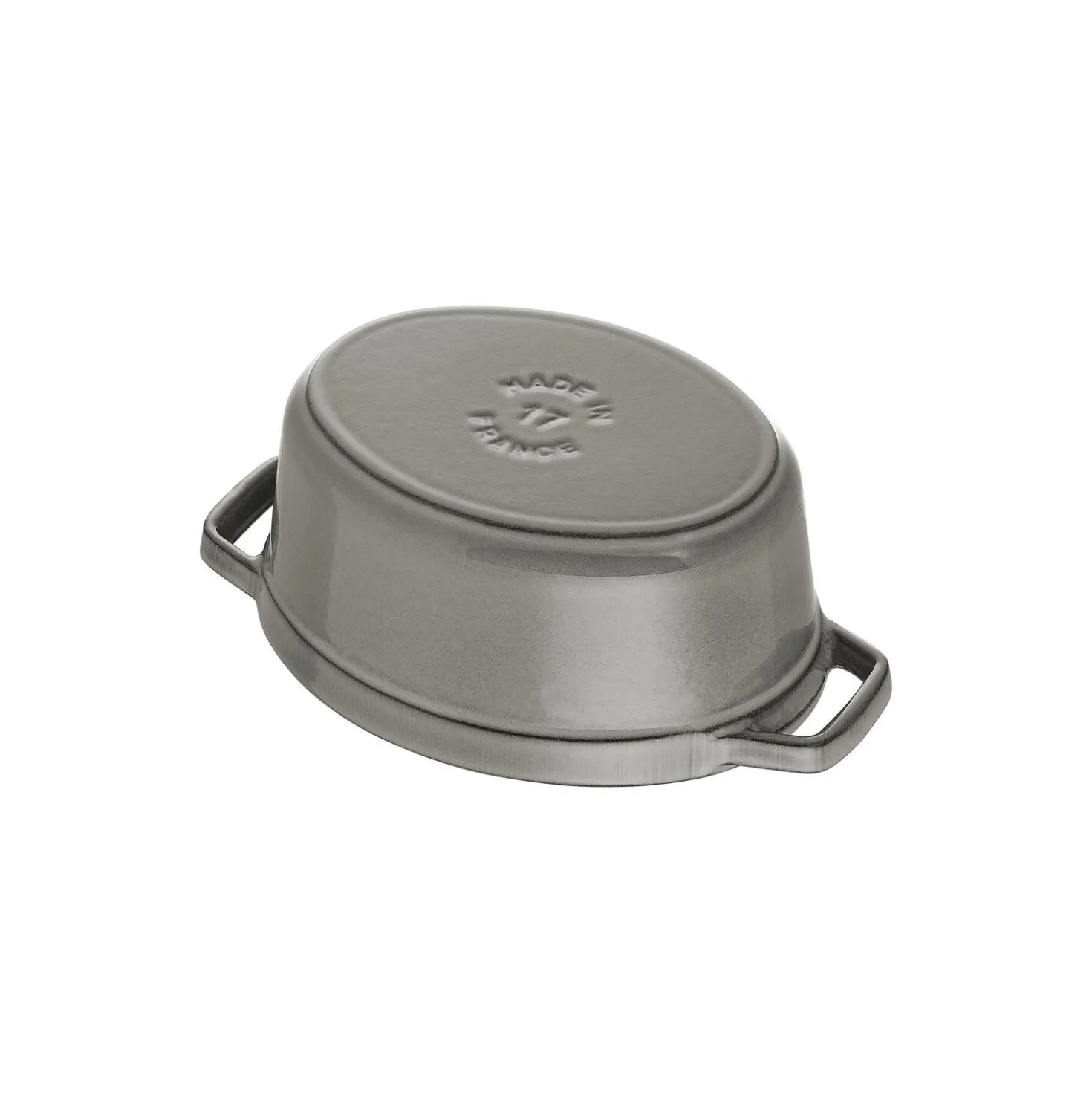 1.1 qt, Oval, Pig Dutch Oven, Graphite Grey