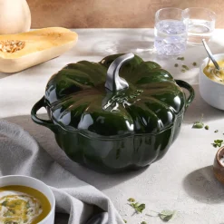 3.5 qt, Pumpkin, Dutch Oven With Stainless Steel Knob, Basil