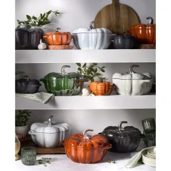 3.5 qt, Pumpkin, Dutch Oven With Stainless Steel Knob, Basil