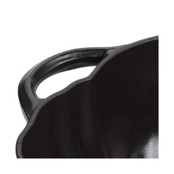 3.5 qt, Pumpkin, Dutch Oven With Stainless Steel Knob, Black Matte