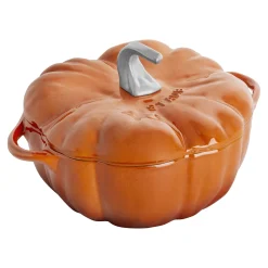 3.5 qt, Pumpkin, Dutch Oven With Stainless Steel Knob, Burnt Orange