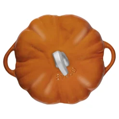 3.5 qt, Pumpkin, Dutch Oven With Stainless Steel Knob, Burnt Orange