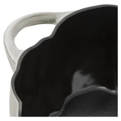 3.5 qt, Pumpkin, Dutch Oven With Stainless Steel Knob, White Truffle