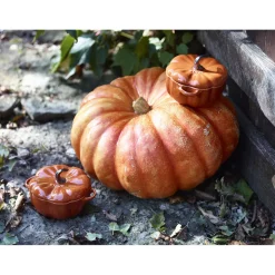 0.5 qt, Pumpkin, Petite Dutch Oven, Burnt Orange