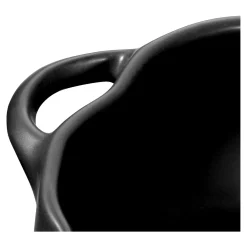 0.5 qt, Pumpkin, Petite Dutch Oven, Black Matte