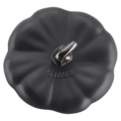 0.5 qt, Pumpkin, Petite Dutch Oven, Black Matte